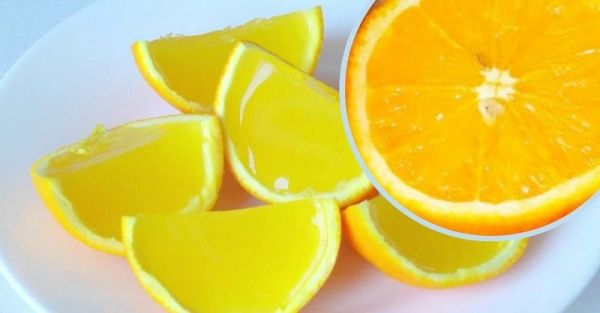 Желе «Апельсиновые дольки»