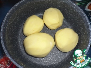 Картофельные булочки "Снежинки" с плавленым сыром
