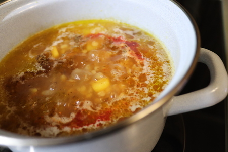Чечевичный суп с репой, тмином и сумахом