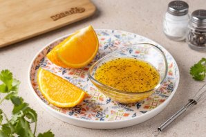Апельсиновая салатная заправка с орегано