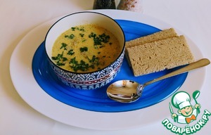 Суп из кольраби с ленивыми фрикадельками
